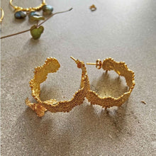 Load image into Gallery viewer, Riley Filigree Hoop Earrings